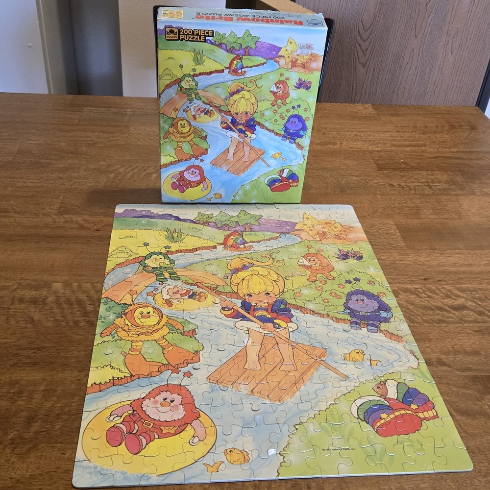 Vintage 1983 Hallmark Rainbow Brite Jigsaw Puzzle 100 Piece